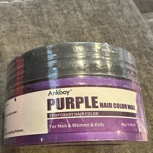 Ankooy Purple Hair Color Wax For Temporary Fun